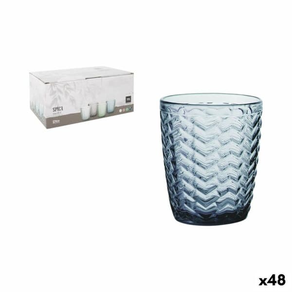 Glas för vatten La Mediterránea Spica Blå (48 antal)