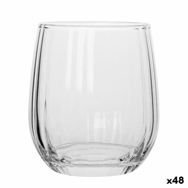 Glas för vatten La Mediterránea Nalon optic (48 antal)