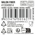 Miniatyrbild 5 av 5: Glas för vatten La Mediterránea Nalon fiber (36 antal)
