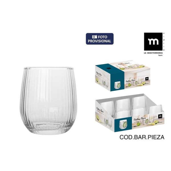 Glass for vann La Mediterránea Nalon fiber (48 enheter)