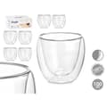 Miniatyrbild 3 av 5: Glas för vatten Vivalto OCT-DG2319 Transparent Borosilikatglas 100 ml (6 antal)