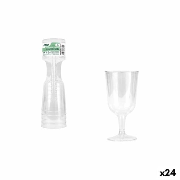 Vinglas Algon 200 ml 5 Dele (24 enheder)