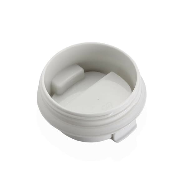 Glas med låg Versa Hvid Stål polypropylen 510 ml