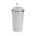 Miniatyrbillede 2 af 5: Glas med låg Versa Hvid Stål polypropylen 510 ml