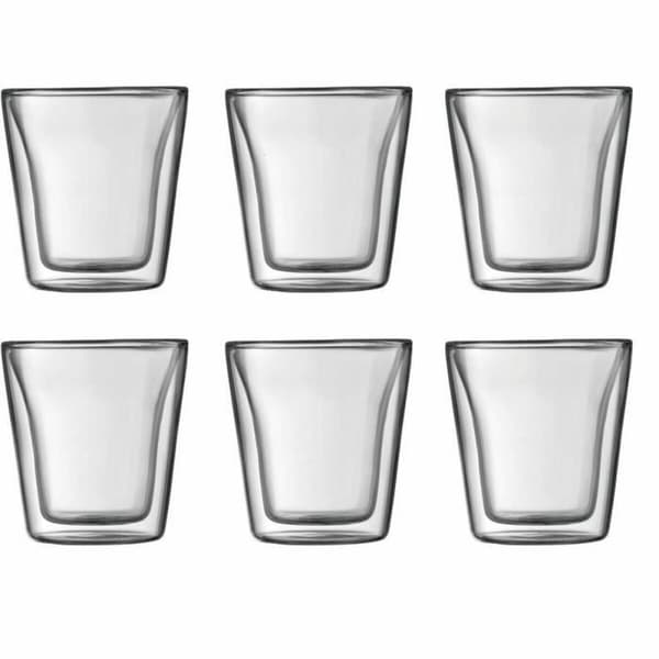 Glasset Bodum 100 ml Transparent Borosilikatglas Slät 6 Delar (6 antal)