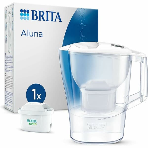 Filtreringskanna Brita ALUNA Vit Transparent Plast 2,4 L