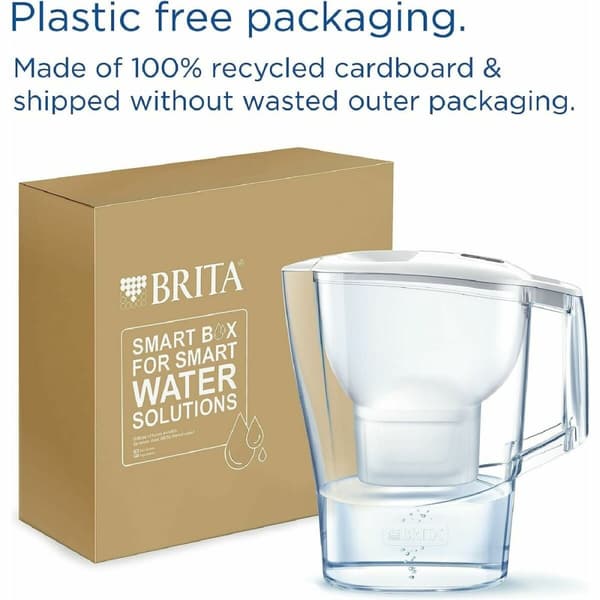 Filtreringskanna Brita ALUNA Vit Transparent Plast 2,4 L