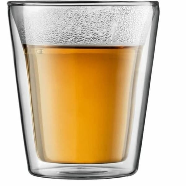 Glassæt Bodum 200 ml Gennemsigtig Borosilikatglas Glat 6 Dele (6 enheder)