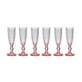 Miniatyrbild 2 av 2: Champagneglas Vivalto PR05720ZD/BHA6 PINK Rosa Transparent Glas 180 ml (6 antal)