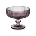 Miniatyrbild 2 av 3: Glass- och milkshakeglas Ränder Grå Glas 310 ml (6 antal)