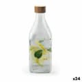 Miniatyrbillede 1 af 4: Glasflaske La Mediterránea Metal Glas 1 L (24 enheder)