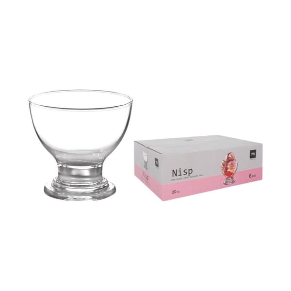 Glass- och milkshakeglas La Mediterránea NISP 0,2 L 6 Delar (6 antal)