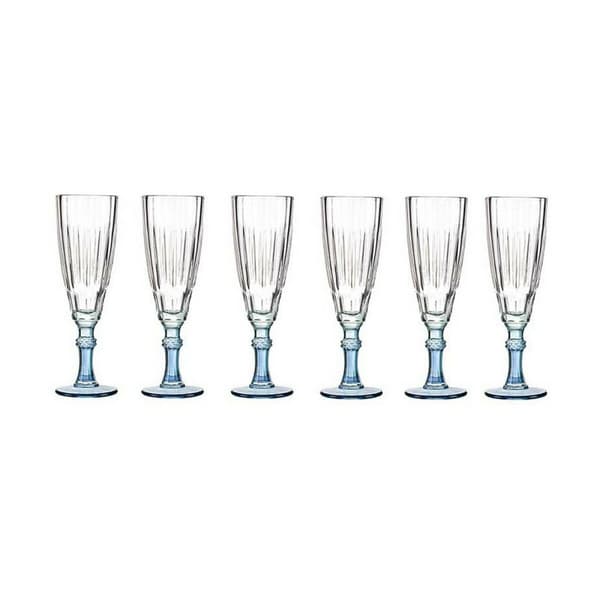 Champagneglas Vivalto Exotic Blå Krystal 170 ml