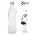 Miniatyrbillede 2 af 2: Glasflaske Anna 1 L Metal Glas (12 enheder)