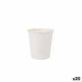 Miniatyrbillede 1 af 2: Glassæt Algon Pap Hvid 50 Dele 120 ml (20 enheder)