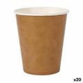 Miniatyrbillede 1 af 2: Glassæt Algon Engangsanvendelse kraftpapir 12 Dele 250 ml (20 enheder)