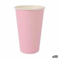 Miniatyrbillede 1 af 2: Glassæt Algon Engangsanvendelse Pap Pink 10 Dele 330 ml (20 enheder)