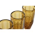 Miniatyrbillede 3 af 3: Sæt med glas Home ESPRIT Rav Krystal 150 ml (6 enheder)