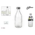 Miniatyrbillede 2 af 4: Glasflaske La Mediterránea Metal Glas 1 L (12 enheder)