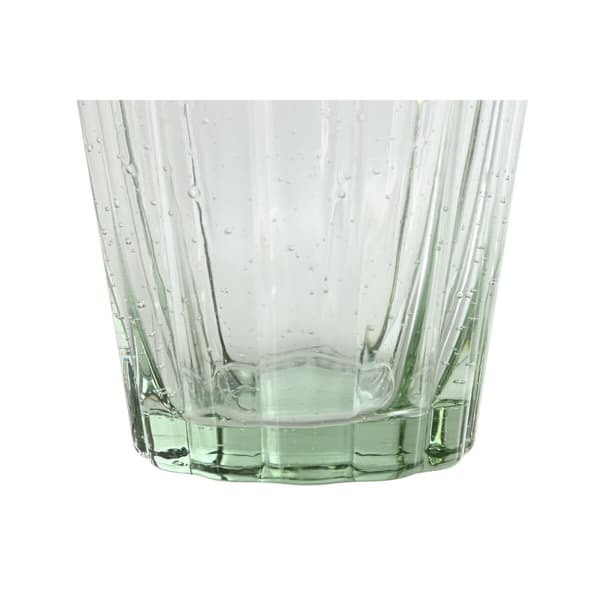 Glassæt Home ESPRIT Grøn Krystal 280 ml (6 enheder)