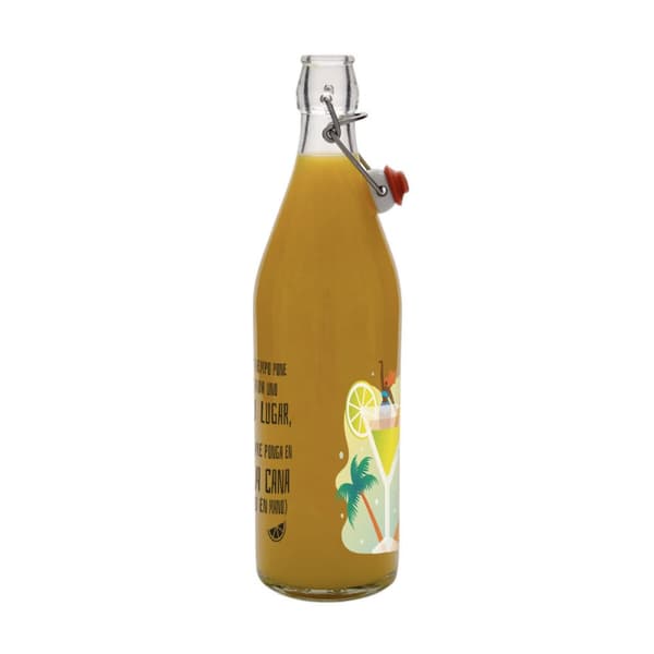 Glasflaske La Mediterránea Glas 1 L (12 enheder)