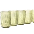 Miniatyrbillede 2 af 4: Glassæt Home ESPRIT Grøn Krystal Med relief 420 ml (6 enheder)