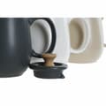 Miniatyrbillede 2 af 2: Tekande DKD Home Decor Hvid Beige Natur Mørkegrå Gummitræ Plastik Stentøj 1 L 23 x 12 x 16,5 cm (3 enheder)