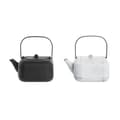 Miniatyrbillede 1 af 2: Tekande DKD Home Decor Sort Rustfrit stål Hvid 1,2 L (2 enheder)