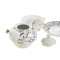 Miniatyrbillede 2 af 4: Teselskab-sæt DKD Home Decor Porcelæn Blå Terrakotta Hvid Gul (3 enheder)
