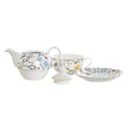 Miniatyrbillede 1 af 4: Teselskab-sæt DKD Home Decor Porcelæn Blå Terrakotta Hvid Gul (3 enheder)