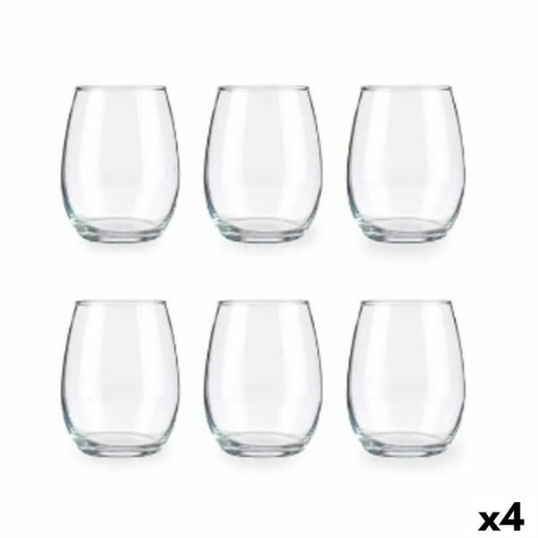 Glassæt Pasabahce Amber Gennemsigtig Glas 350 ml (4 enheder)