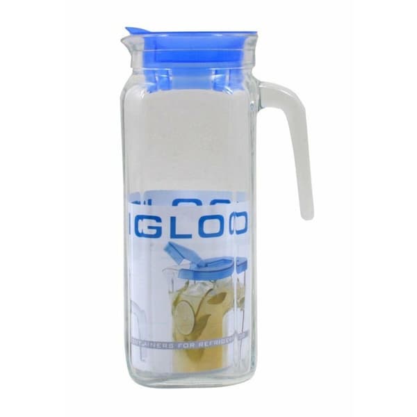 Kanna Borgonovo Igloo Transparent Glas Blå 1,2 L (6 antal)