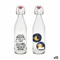 Miniatyrbillede 1 af 11: Glasflaske La Mediterránea Glas 1 L (12 enheder)