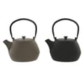 Miniatyrbillede 1 af 4: Tekande Home ESPRIT Sort Beige Rustfrit stål Jern 1,2 L (2 enheder)