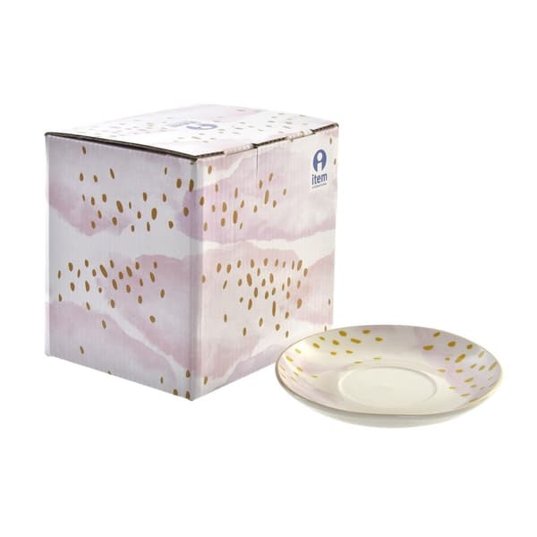 Tekande DKD Home Decor Krystal Porcelæn Pink Gennemsigtig Hvid Grøn (2 enheder)