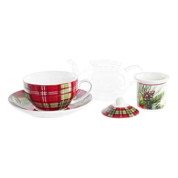 Tekande DKD Home Decor 1 Kop Filter Krystal Porcelæn (250 ml)