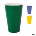 Miniatyrbillede 1 af 3: Glassæt Algon Engangsanvendelse Pap Multifarvet 10 Dele 350 ml (20 enheder)