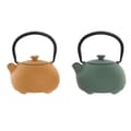Miniatyrbillede 1 af 4: Tekande Home ESPRIT Gul Grøn Rustfrit stål Jern 350 ml (2 enheder)