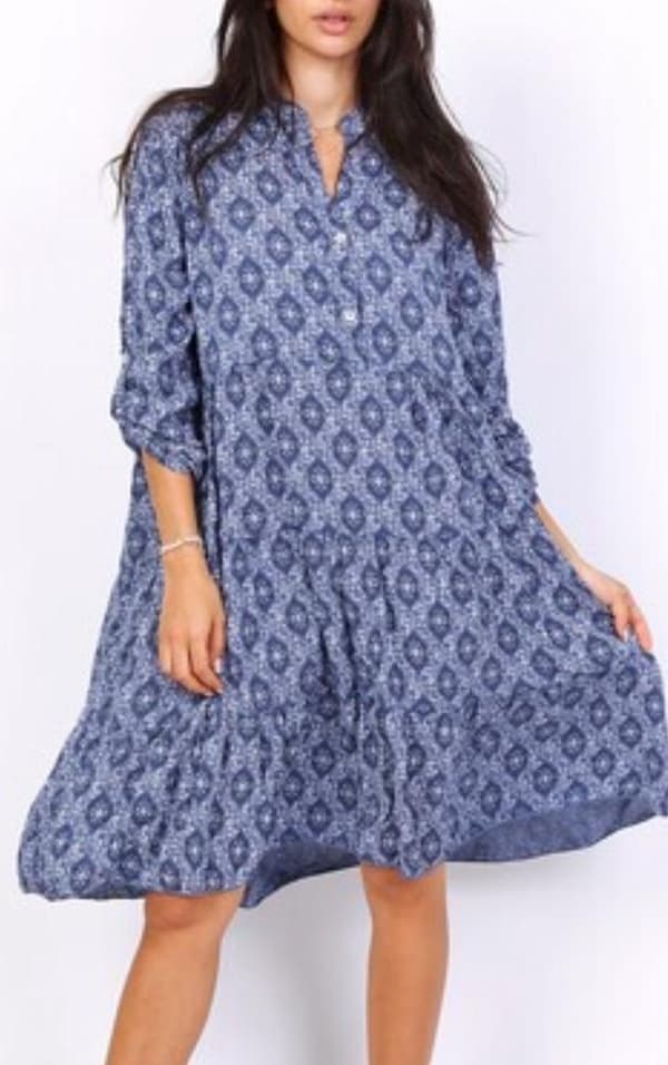 Chana - Tunika CH111 Geometriskt print