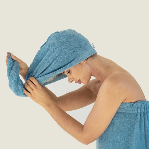 Turban Sauna 70x31 blå