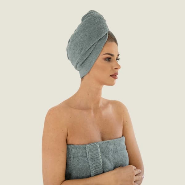 Turban Sauna 70x31 grå