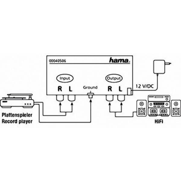 Hama PA 506 Phono-förförstärkare