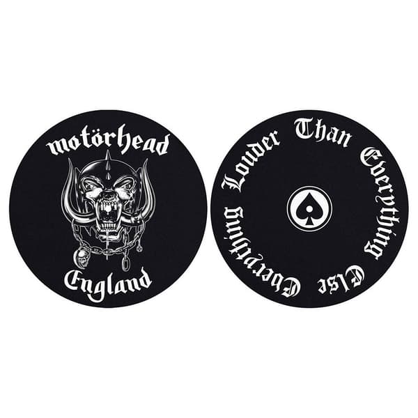 Motorhead Turntable Slipmat Set: England / Louder (Retail Pack)
