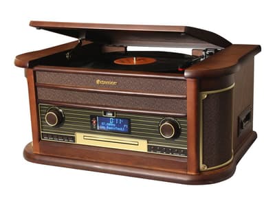 Roadstar HIF-1996D+BT Retro All-in-One Wooden