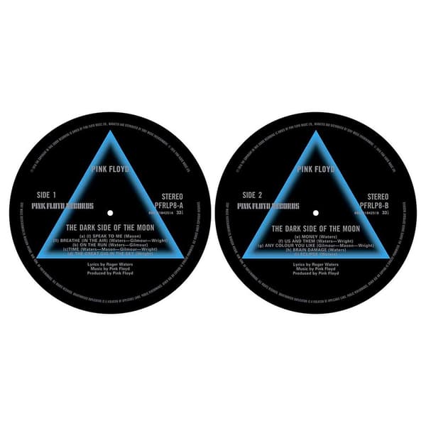 Pink Floyd Turntable Slipmat Set: Dark Side Of The Moon (Retail Pack)