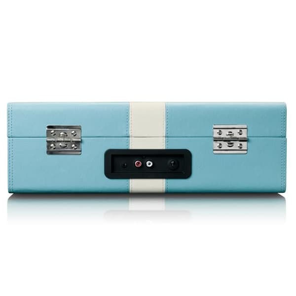Classic Phono TT-110BUWH - Bluetooth® skivspelare med inbyggda högtalare - Blåvit
