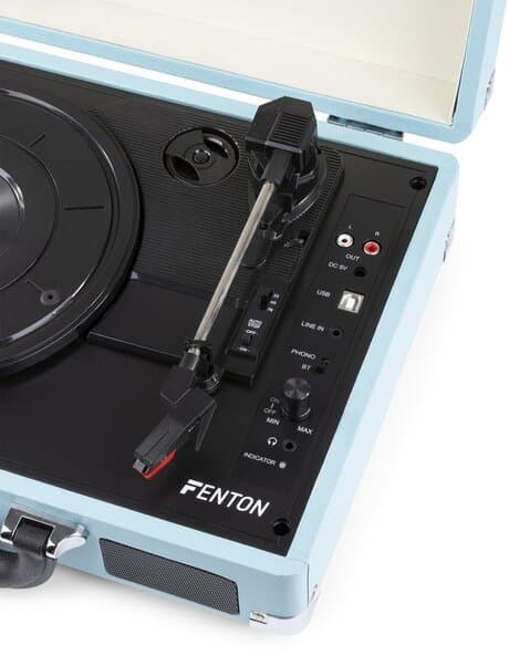 Fenton RP115 Retro skivspelare med Bluetooth och USB - Blå