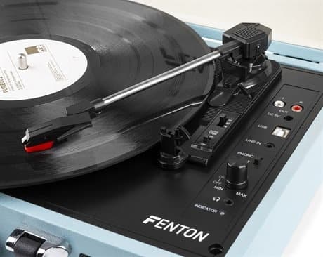Fenton RP115 Retro skivspelare med Bluetooth och USB - Blå