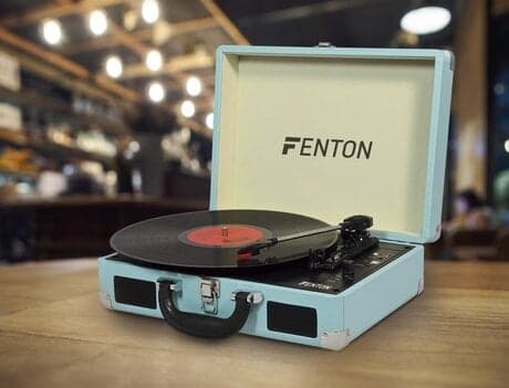 Fenton RP115 Retro skivspelare med Bluetooth och USB - Blå