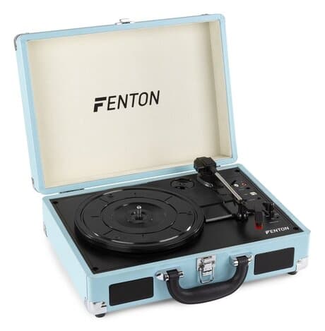 Fenton RP115 Retro skivspelare med Bluetooth och USB - Blå